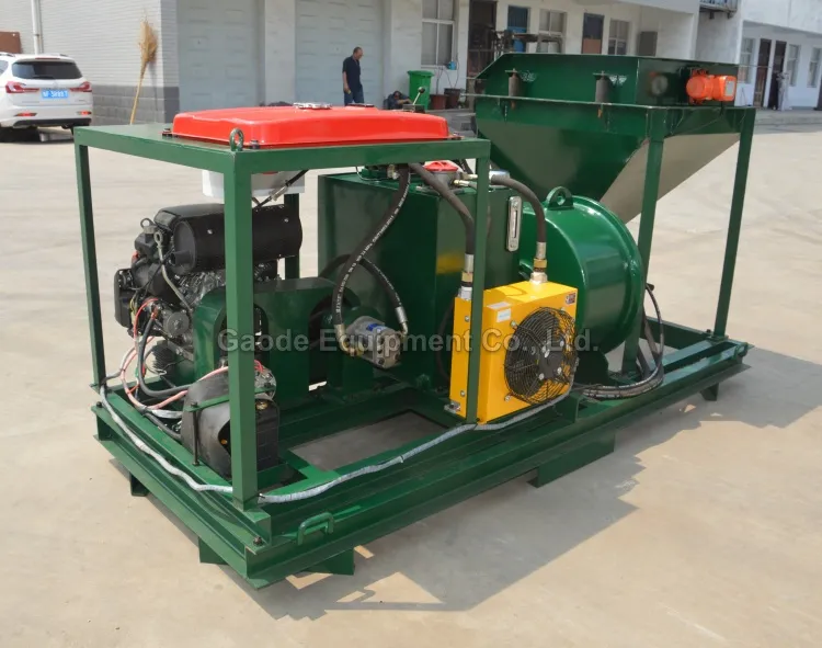 Gaodetec GDS1500G Gasoline engine Concrete Shotcrete Pump for wet normal concrete
